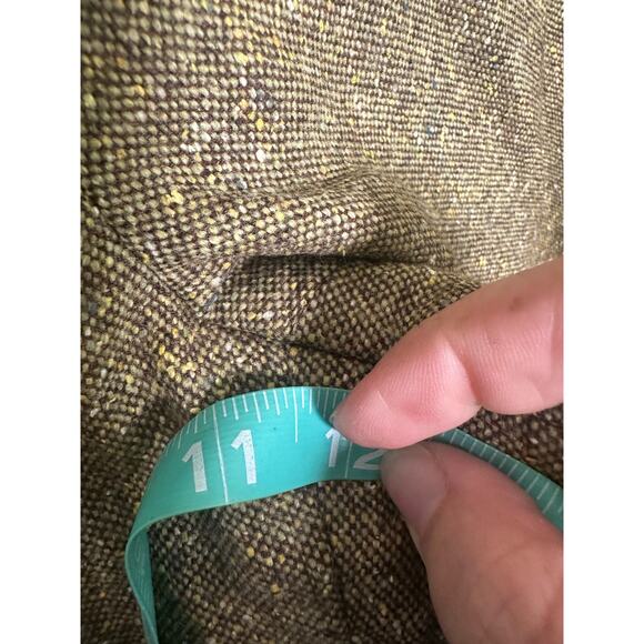 Lafayette 148 women’s trousers wide leg woven wool green academia heritage - Picture 8 of 11